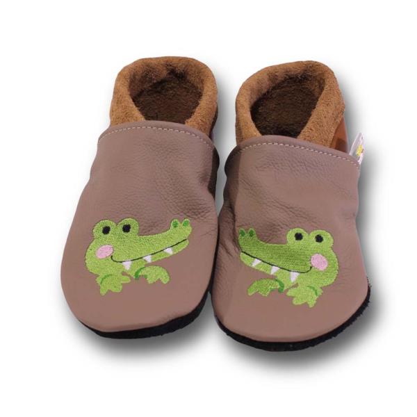 Hauschuhe freundliches Krokodil